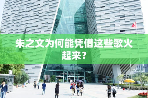 朱之文为何能凭借这些歌火起来？