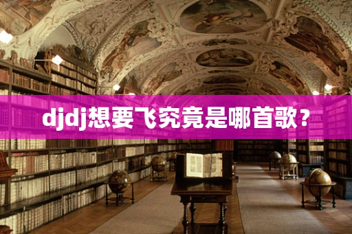 djdj想要飞究竟是哪首歌？