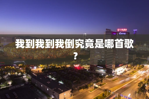 我到我到我倒究竟是哪首歌？