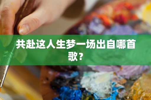共赴这人生梦一场出自哪首歌？