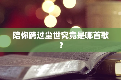 陪你跨过尘世究竟是哪首歌？