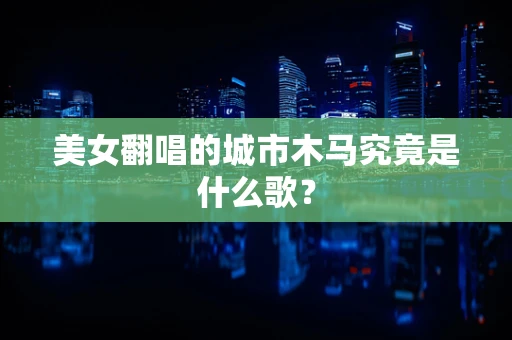 美女翻唱的城市木马究竟是什么歌？