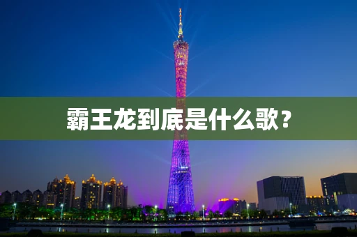 霸王龙到底是什么歌？