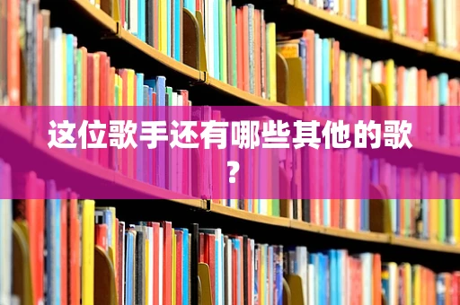 这位歌手还有哪些其他的歌？