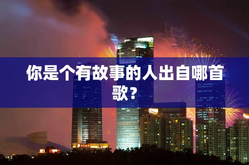 你是个有故事的人出自哪首歌？