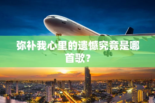 弥补我心里的遗憾究竟是哪首歌？