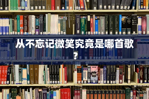 从不忘记微笑究竟是哪首歌？