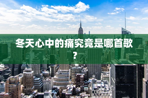 冬天心中的痛究竟是哪首歌？