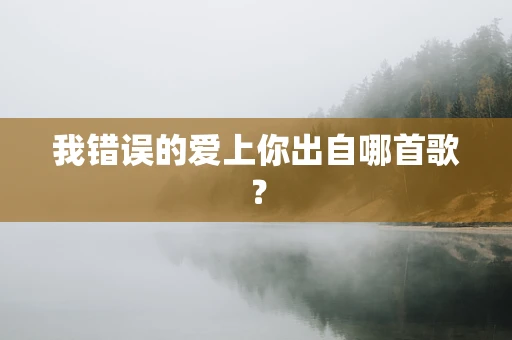 我错误的爱上你出自哪首歌？