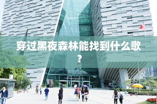穿过黑夜森林能找到什么歌？