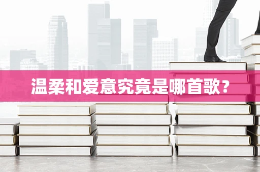 温柔和爱意究竟是哪首歌？