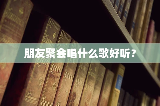 朋友聚会唱什么歌好听？