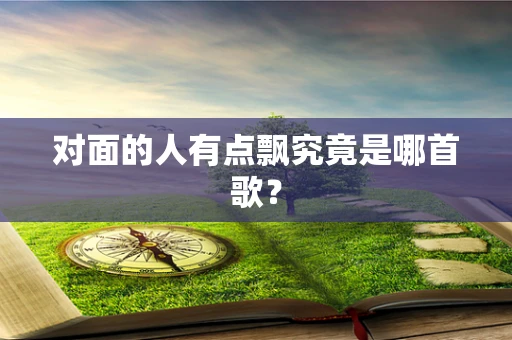 对面的人有点飘究竟是哪首歌？