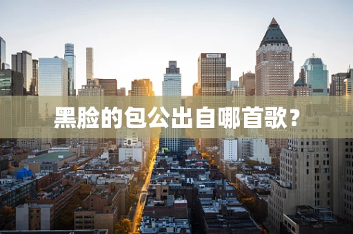 黑脸的包公出自哪首歌？
