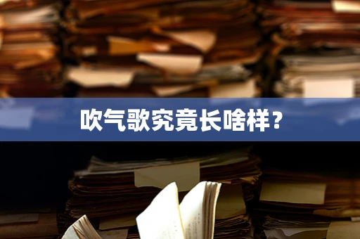 吹气歌究竟长啥样？