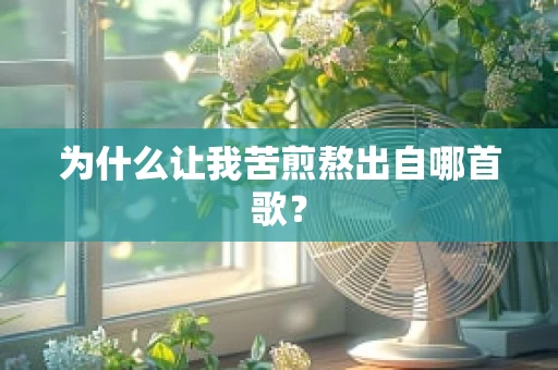 为什么让我苦煎熬出自哪首歌？
