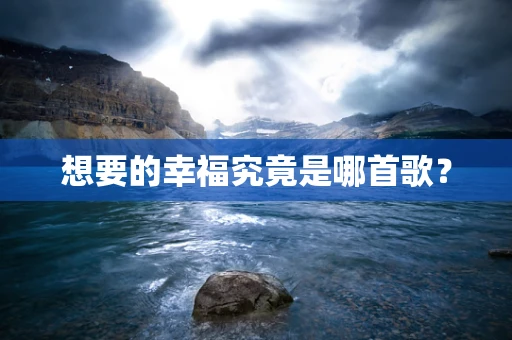 想要的幸福究竟是哪首歌？