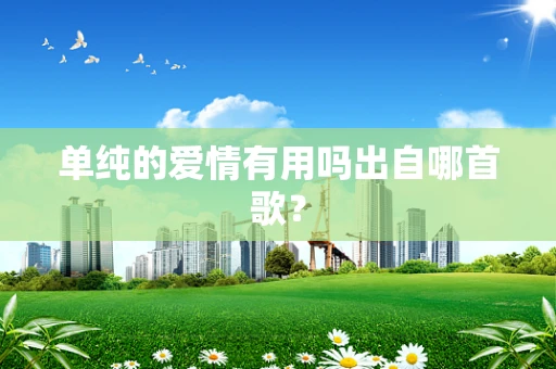 单纯的爱情有用吗出自哪首歌？