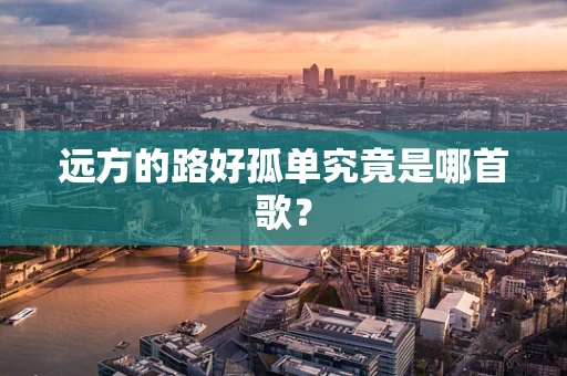 远方的路好孤单究竟是哪首歌？