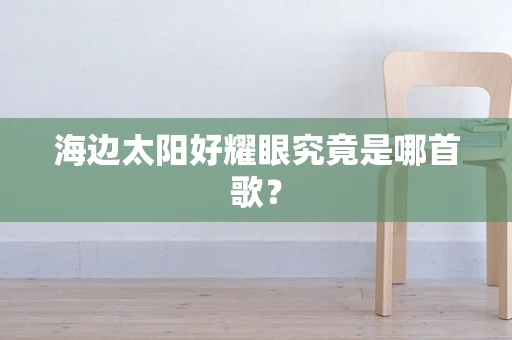 海边太阳好耀眼究竟是哪首歌？