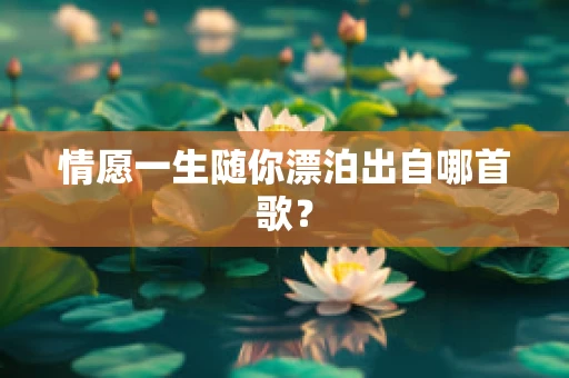 情愿一生随你漂泊出自哪首歌？