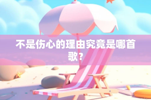 不是伤心的理由究竟是哪首歌？