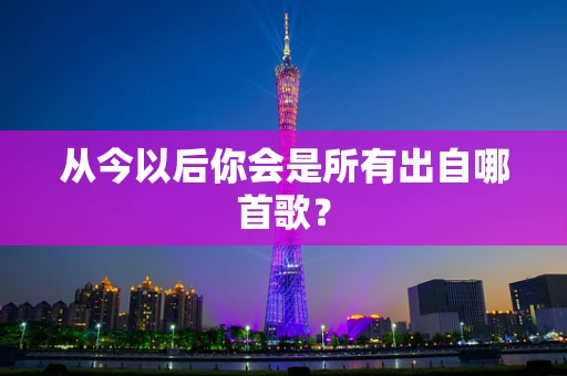 从今以后你会是所有出自哪首歌？