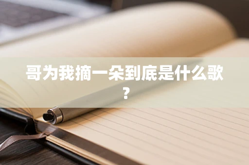 哥为我摘一朵到底是什么歌？