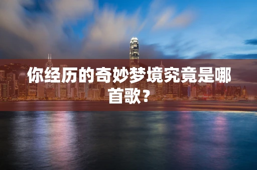 你经历的奇妙梦境究竟是哪首歌？