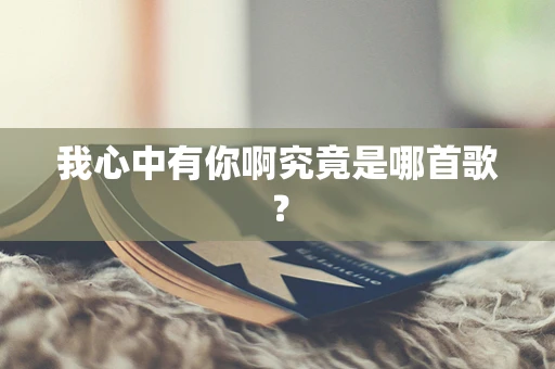 我心中有你啊究竟是哪首歌？