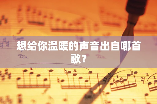 想给你温暖的声音出自哪首歌？
