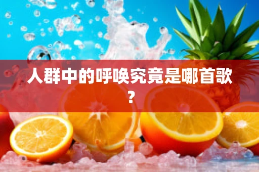 人群中的呼唤究竟是哪首歌？
