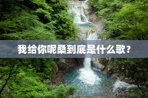我给你呢桑到底是什么歌？
