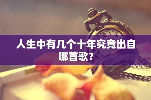 人生中有几个十年究竟出自哪首歌？