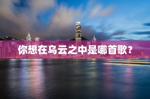 你想在乌云之中是哪首歌？