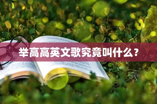 举高高英文歌究竟叫什么？