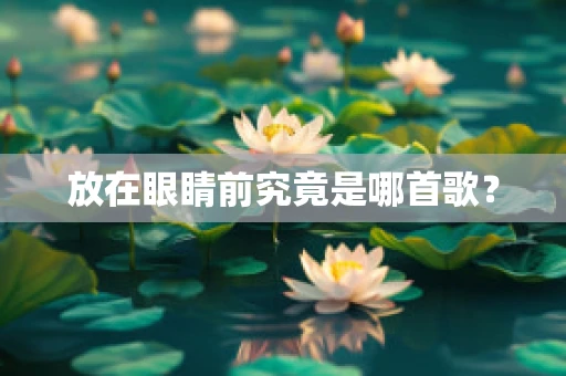 放在眼睛前究竟是哪首歌？