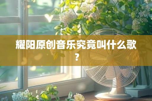 耀阳原创音乐究竟叫什么歌？