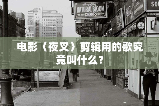 电影〈夜叉〉剪辑用的歌究竟叫什么？