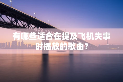 有哪些适合在提及飞机失事时播放的歌曲？