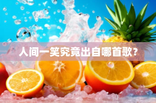 人间一笑究竟出自哪首歌？