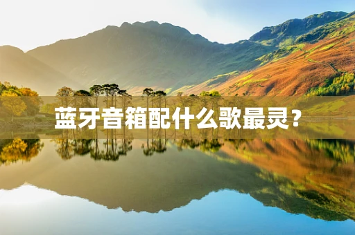 蓝牙音箱配什么歌最灵？