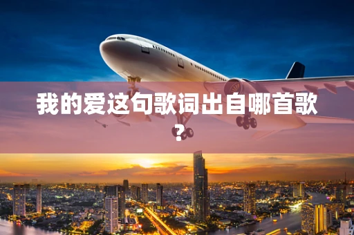 我的爱这句歌词出自哪首歌？