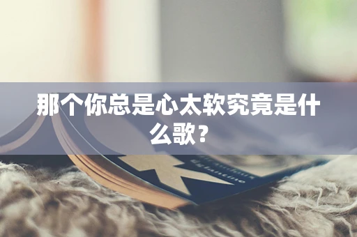 那个你总是心太软究竟是什么歌？