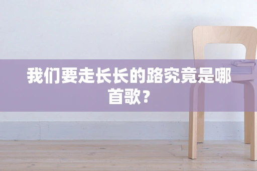 我们要走长长的路究竟是哪首歌？