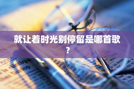 就让着时光别停留是哪首歌？
