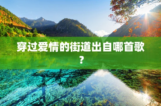 穿过爱情的街道出自哪首歌？