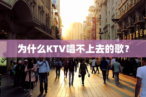 为什么KTV唱不上去的歌？