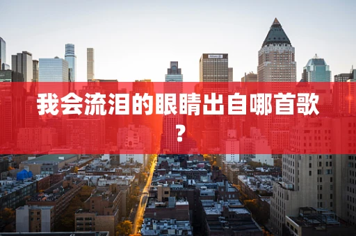 我会流泪的眼睛出自哪首歌？