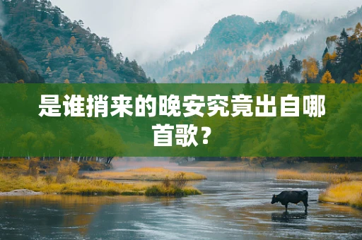 是谁捎来的晚安究竟出自哪首歌？
